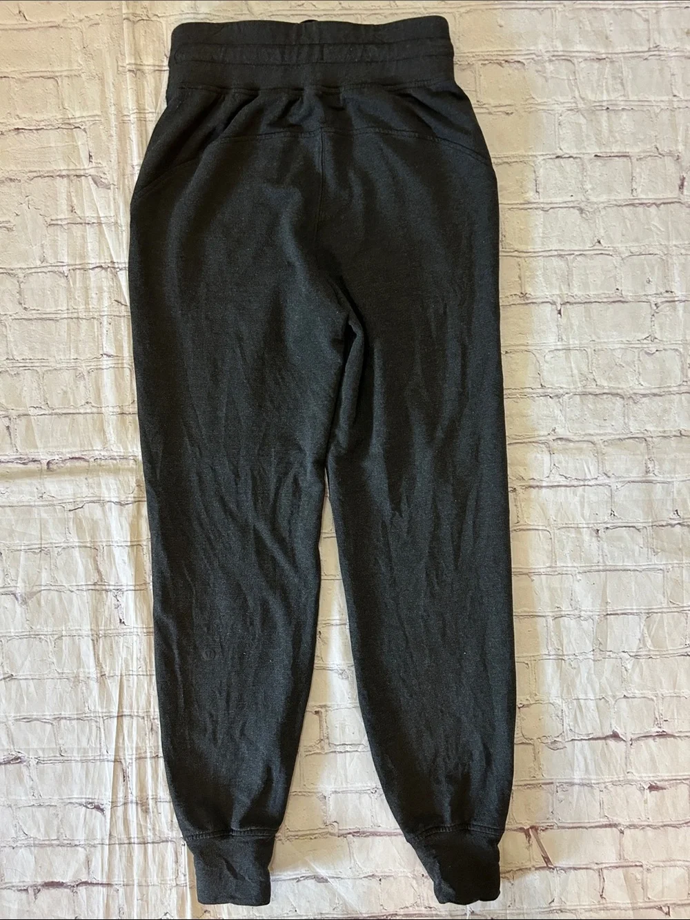 Lululemon Ready to Fleece High-Rise Jogger Sweat-pant Heathered Black Size 2 XS